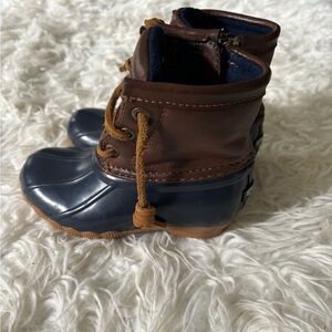 Toddler Girl’s Sperry Saltwater Duck Boots Size 7